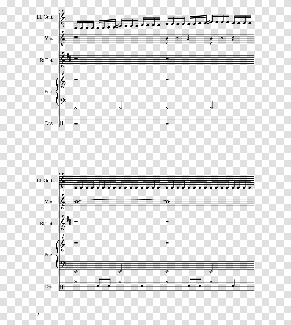 Soundscape To Ardor Piano Sheet, Gray, World Of Warcraft Transparent Png