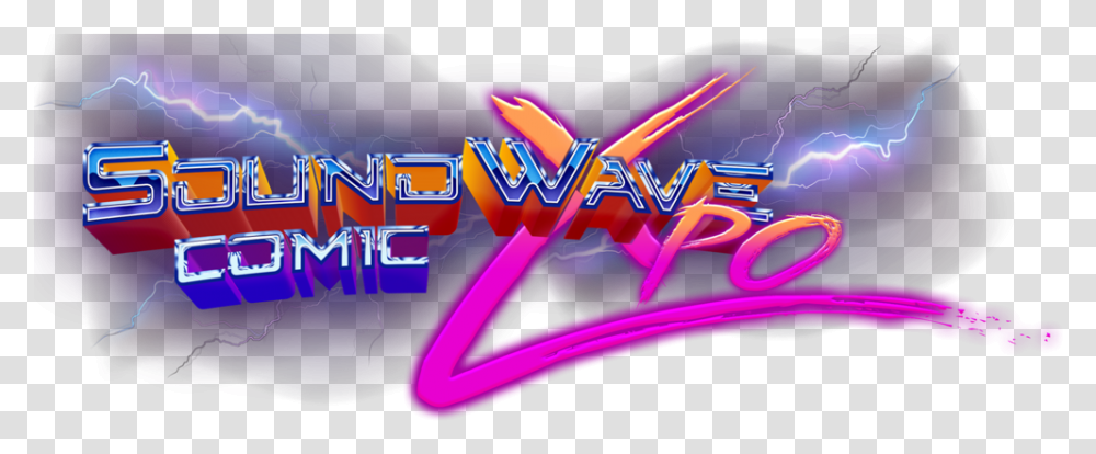 Soundwave Comic Xpo, Graphics, Art, Light, Neon Transparent Png