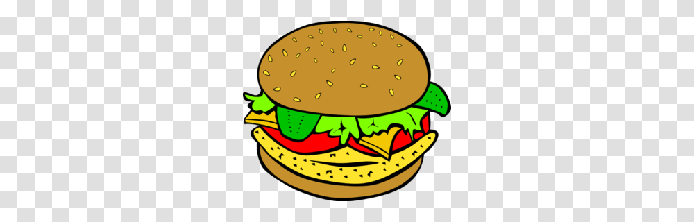 Soup And Sandwich Clip Art, Burger, Food, Fries Transparent Png