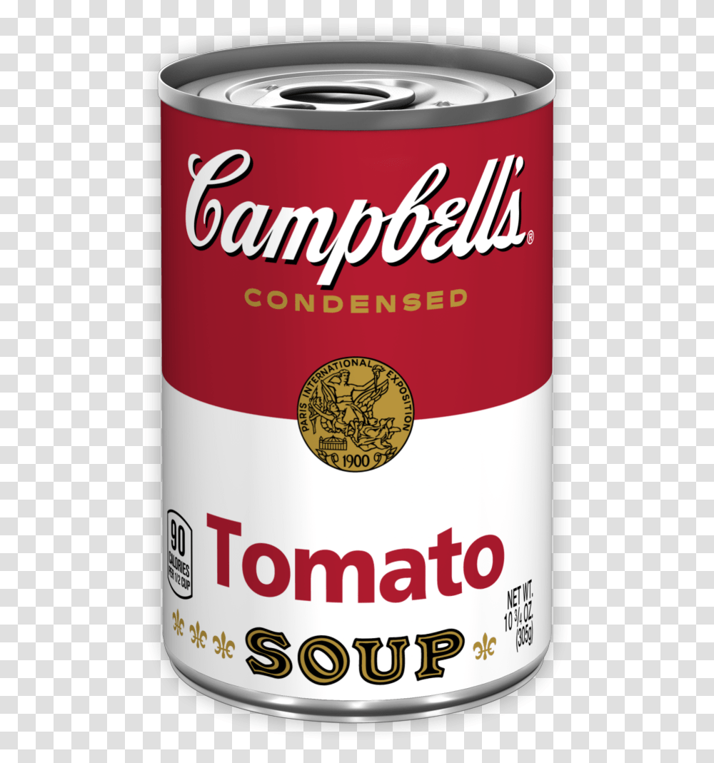 Soup Can Campbell's Chicken Noodle Soup, Tin, Spray Can, Aluminium, Ketchup Transparent Png