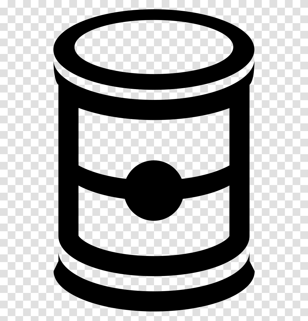 Soup Can Outline, Tin, Rug, Barrel, Cylinder Transparent Png