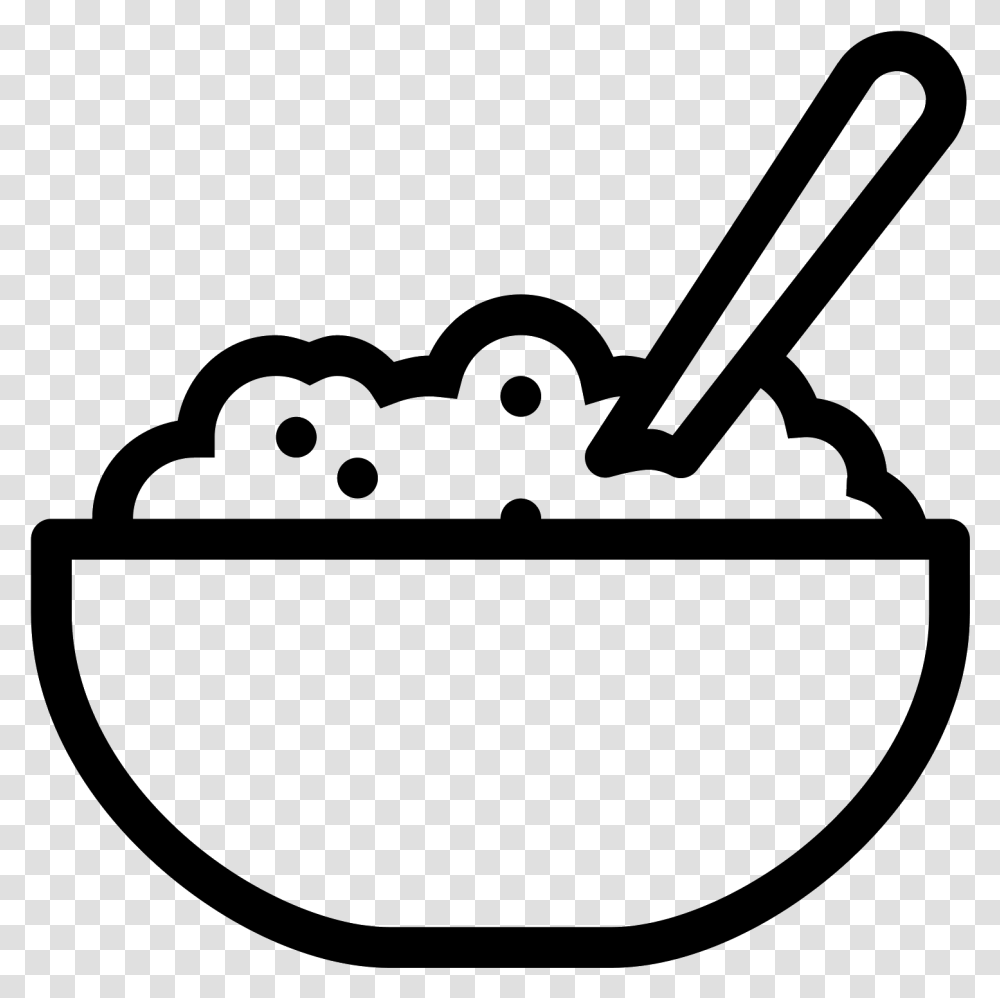 Soup Clipart Hot Porridge Rice Bowl Icon, Gray, World Of Warcraft Transparent Png