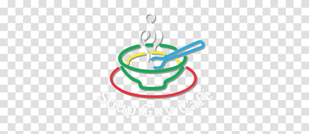 Soup Guy Cafe Order Delivery Pickup Online, Bowl, Recycling Symbol, Cutlery Transparent Png
