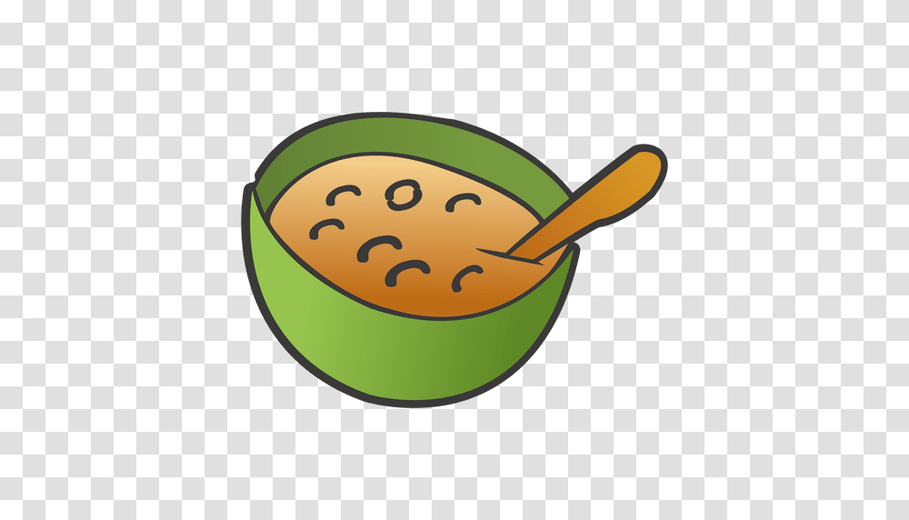 Soup In A Bowl, Cutlery, Spoon, Plant, Food Transparent Png