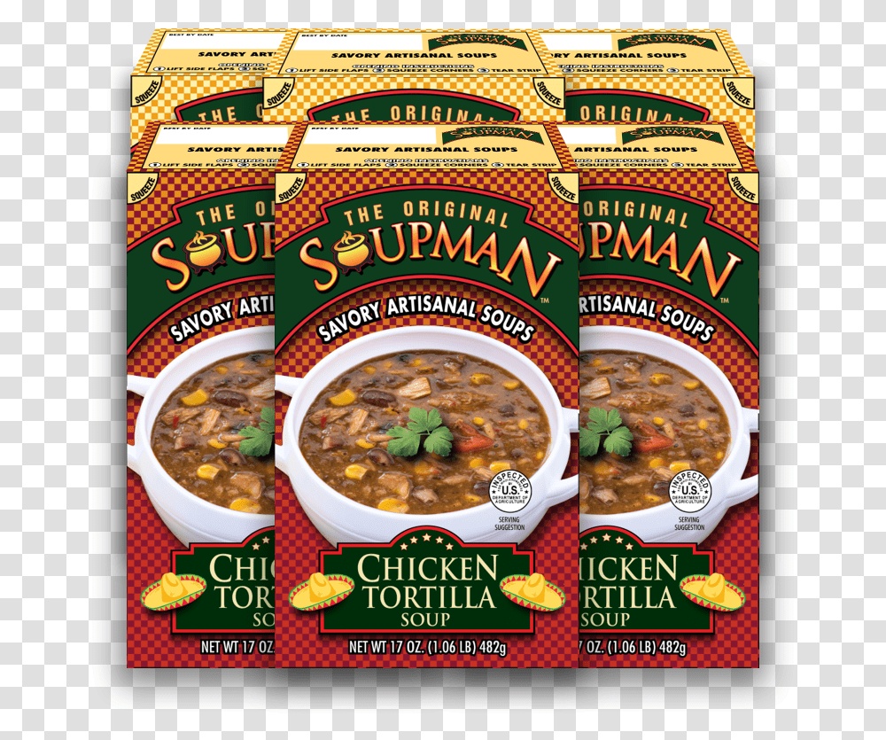 Soupman Soup, Menu, Advertisement, Bowl Transparent Png