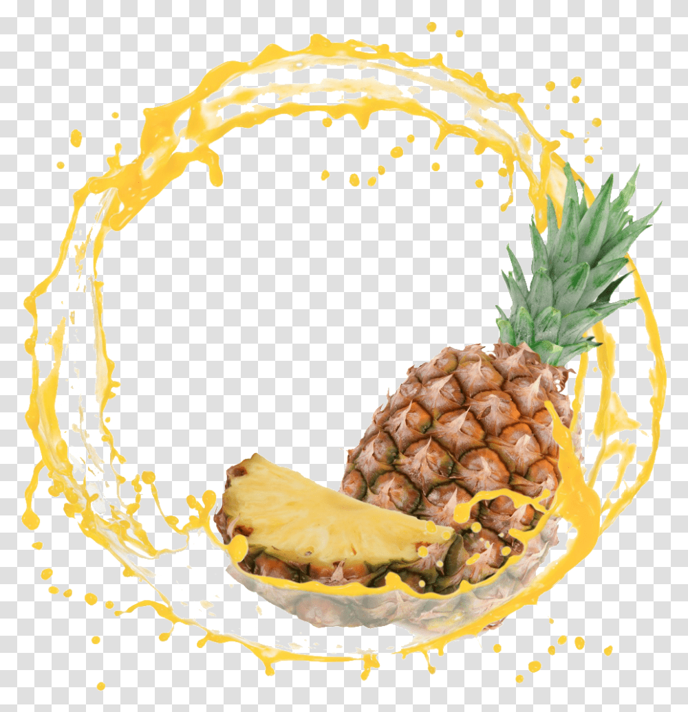 Sour Juice Pineapple Food Clip Art Pineapple Juice Splash, Plant, Fruit, Fungus, Birthday Cake Transparent Png