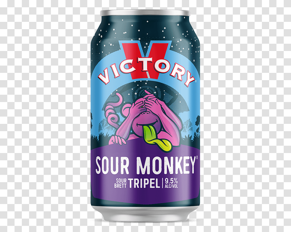 Sour Monkey Victory Sour Monkey Can, Alcohol, Beverage, Drink, Liquor Transparent Png