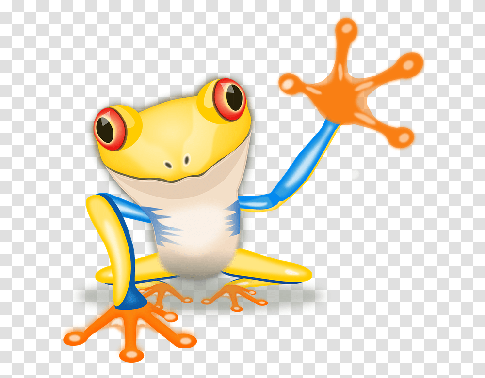 Source Animated Smiley Faces Waving Goodbye 759x720 Red Eyed Tree Frogs Cartoon, Toy, Wildlife, Animal, Amphibian Transparent Png