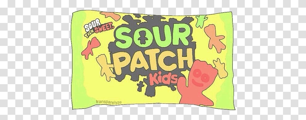 Sourpatchkids Sour Sticker By Jah And Stokeley Shit Language, Text, Food, Advertisement, Label Transparent Png