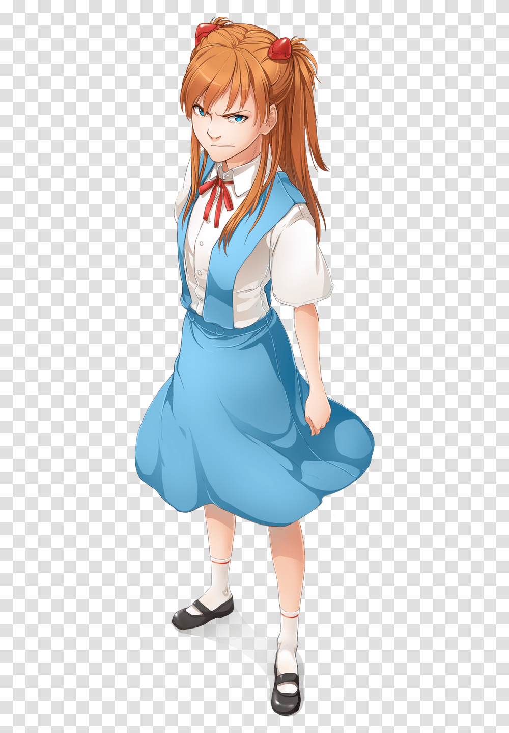 Souryuu Asuka Langley Drawn By Soemy Aska Evangelion V Forme, Doll, Skirt, Person Transparent Png