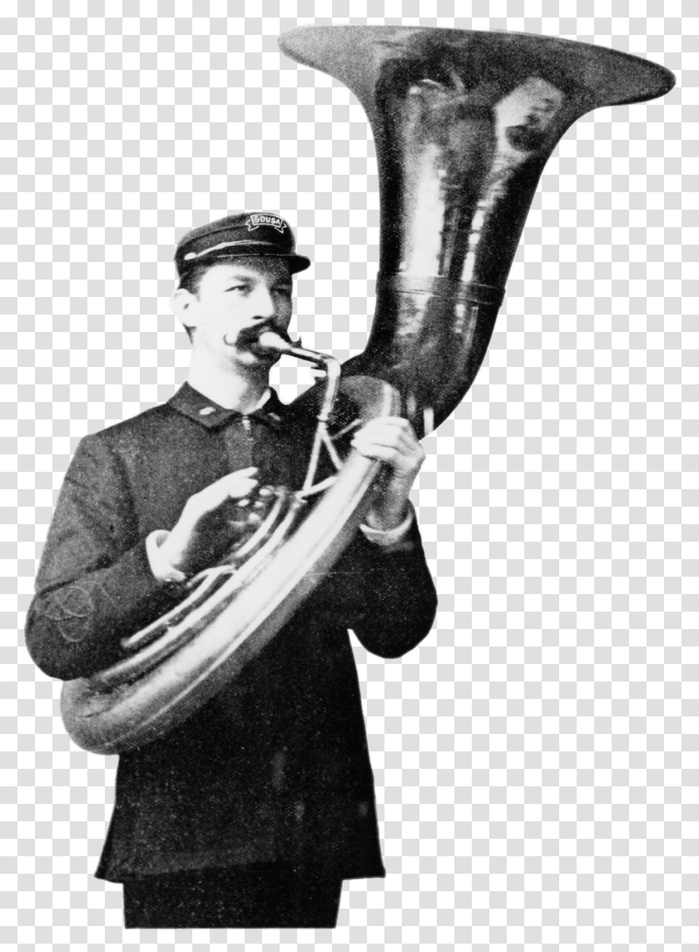 Sousaphone Player Jw Pepper Invented Sousaphone, Person, Human, Horn, Brass Section Transparent Png