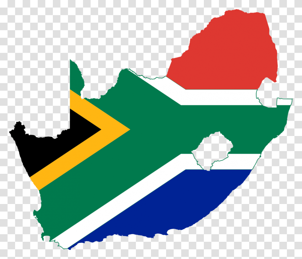 South Africa Country Flag Map, Recycling Symbol, Person, Human Transparent Png
