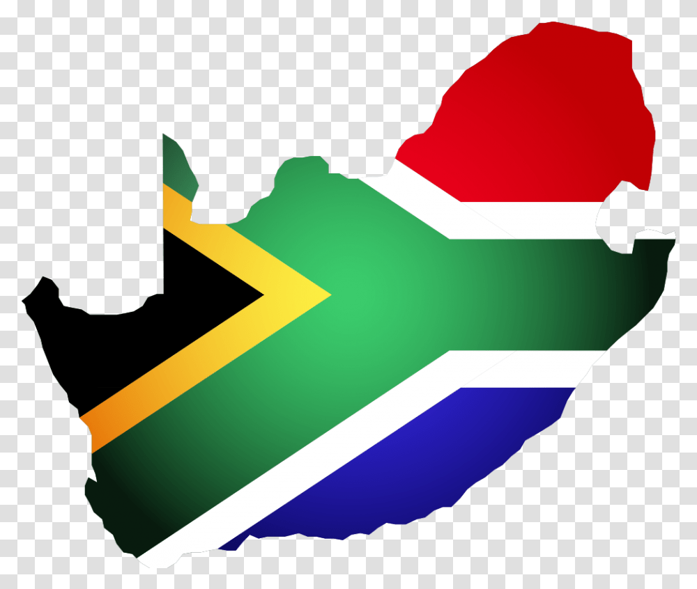South Africa Map South African Flag, Lighting Transparent Png