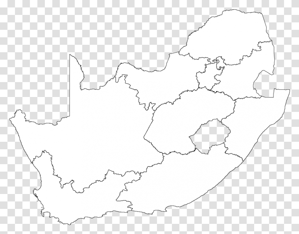 South Africa Outline Free Vertical, Map, Diagram, Atlas, Plot Transparent Png