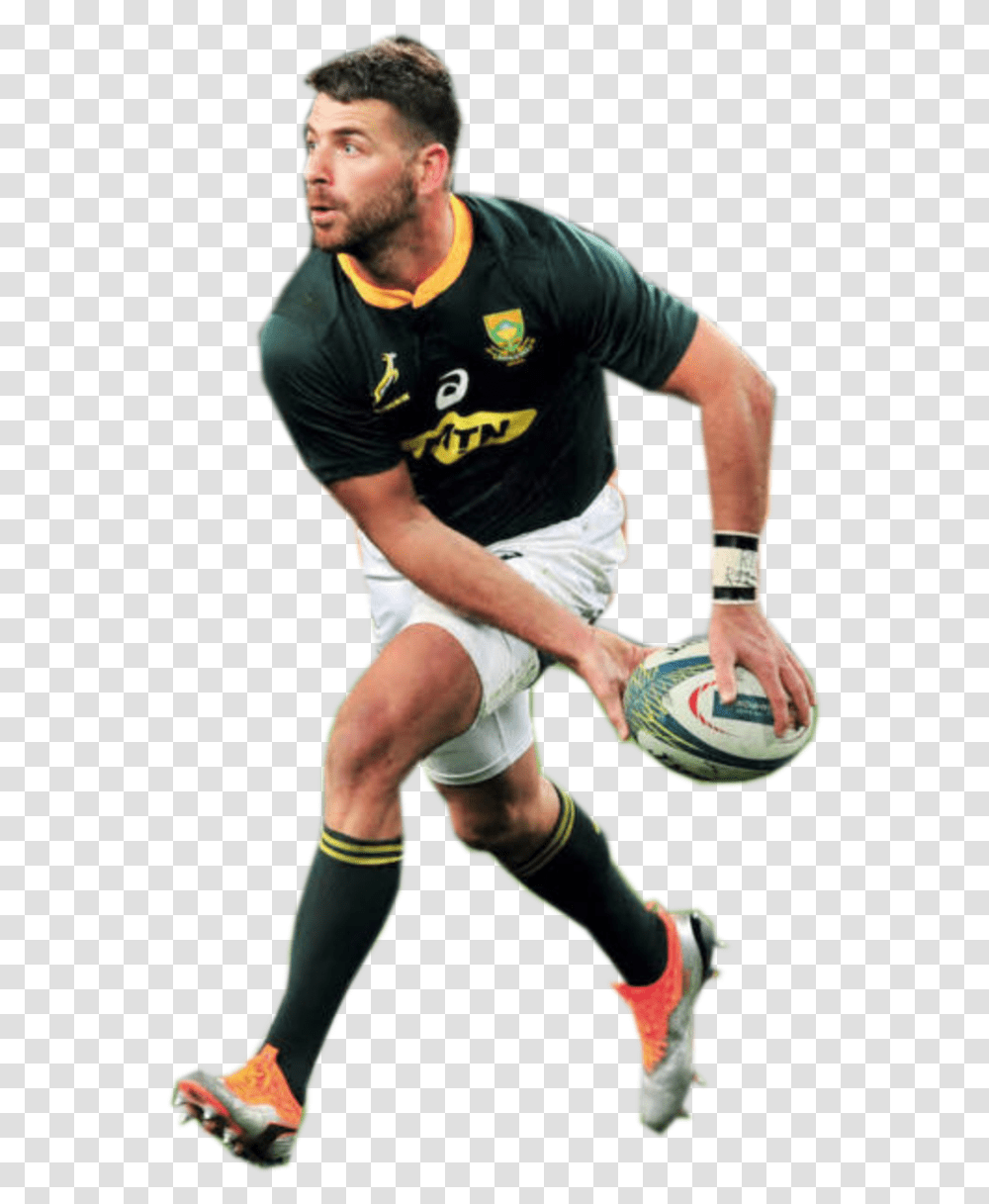 South Africa Rugby Player, Person, People, Kicking, Sport Transparent Png
