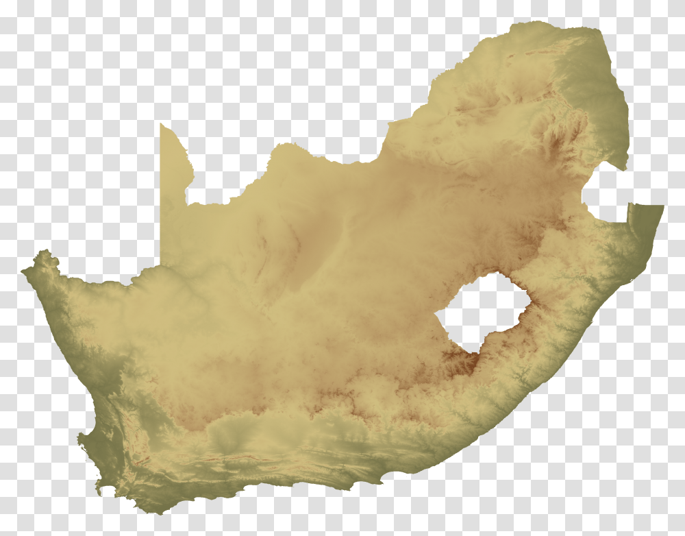 South Africa Topo Island South Africa Satellite Map, Nature, Outdoors, Painting, Mountain Transparent Png