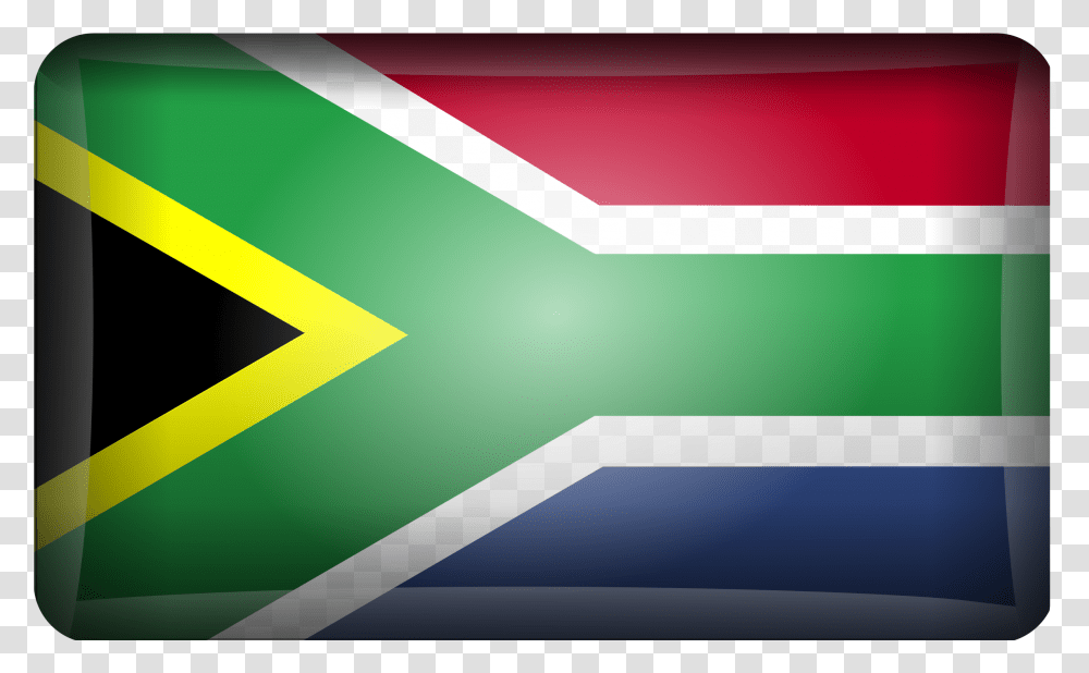 South African Flag 1 Clip Arts South African Flag Cartoon, Lighting Transparent Png