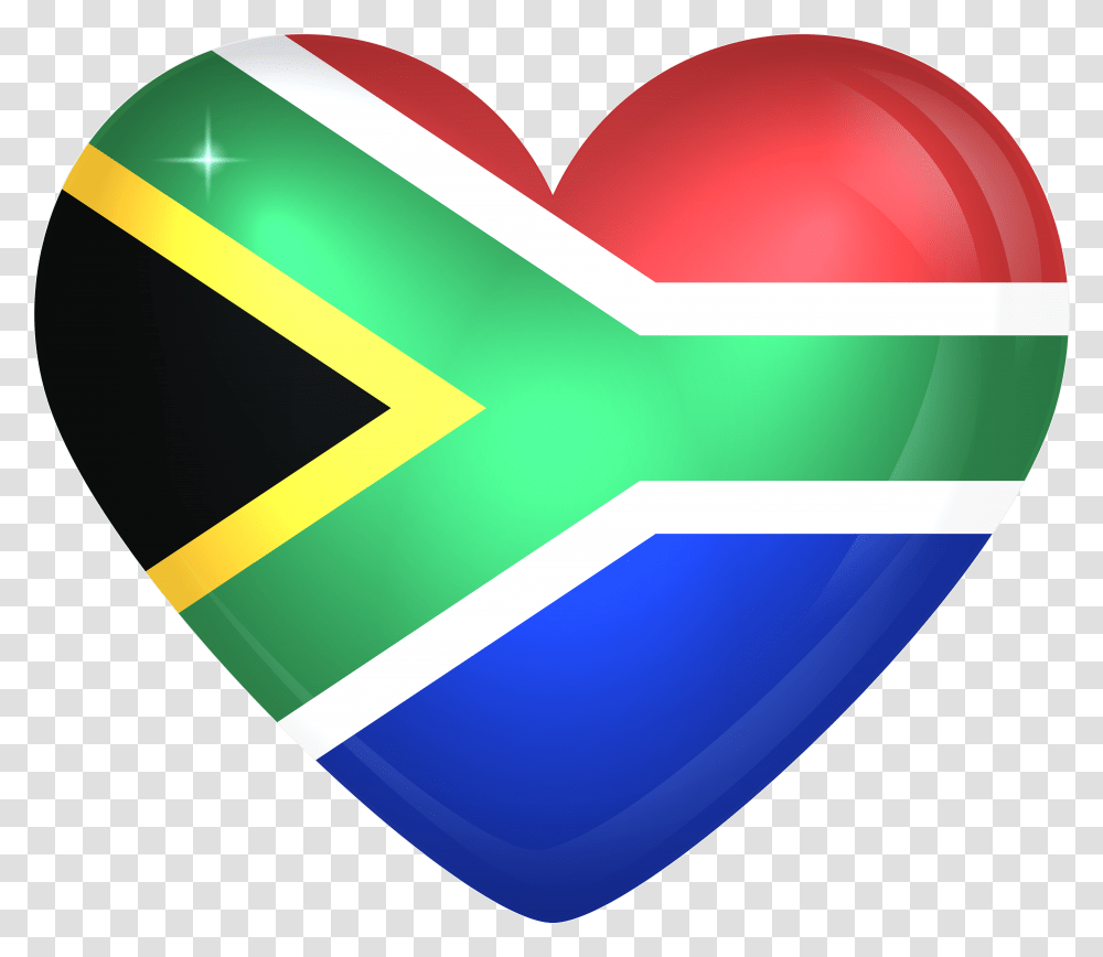 South African Flag Heart, Sphere, Logo, Trademark Transparent Png