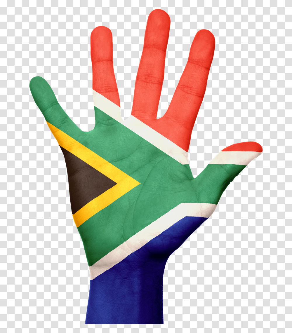 South African Hand South Africa Vs Canada, Apparel, Paper, Glove Transparent Png
