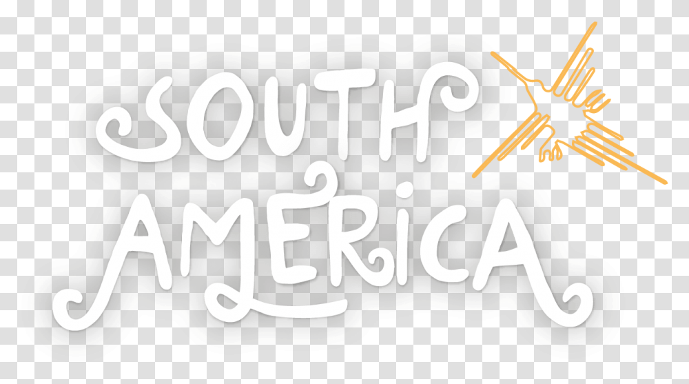 South America Calligraphy, Label, Alphabet, Sticker Transparent Png