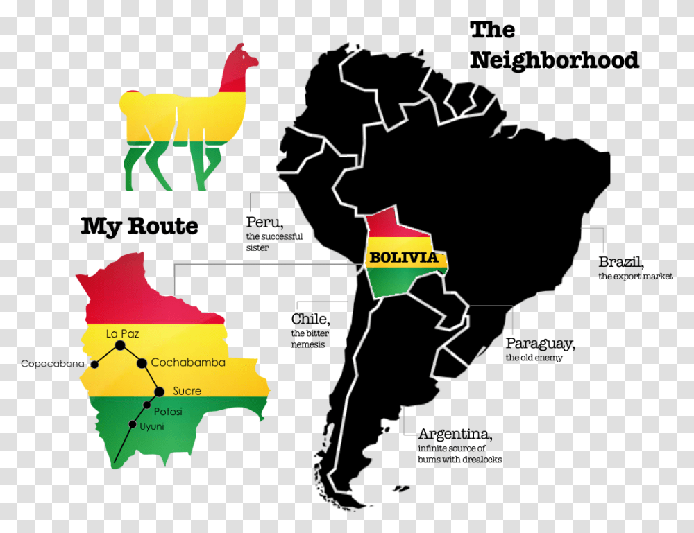 South America Map Flat, Plot, Bird, Animal, Nature Transparent Png