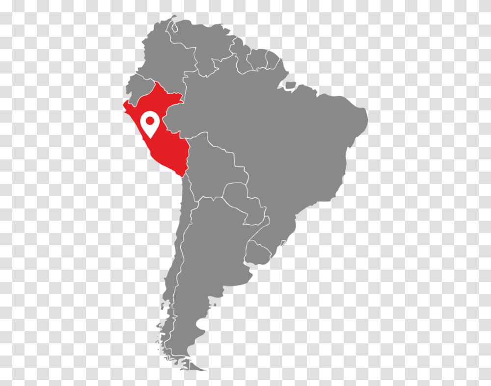 South America Map, Plot, Flare, Light, Silhouette Transparent Png