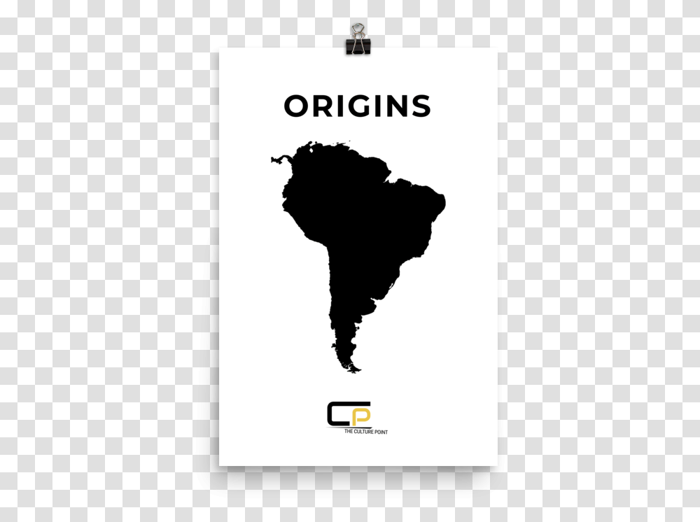 South America Origins Latin America, Silhouette, Advertisement, Poster, Person Transparent Png