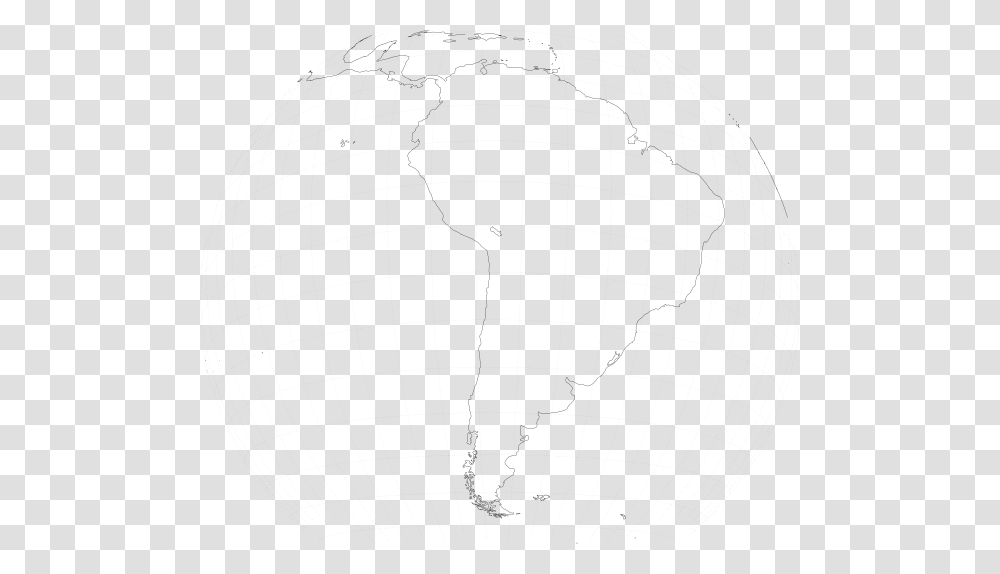 South America Outline And South America Outline, Nature, Outdoors, Outer Space, Astronomy Transparent Png