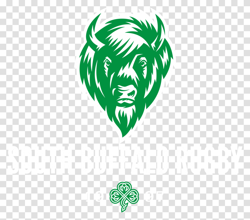 South Buffalo Rugby, Green, Logo, Poster Transparent Png