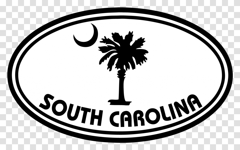 South Carolina Clipart South Carolina Palm Tree Logo, Plant, Arecaceae, Stencil, Symbol Transparent Png