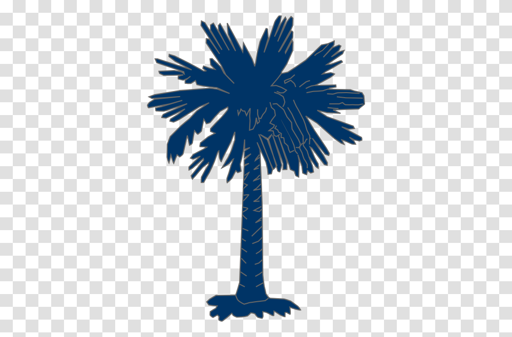 South Carolina Flag Palmetto With No Moon Clip Art, Palm Tree, Plant, Arecaceae Transparent Png