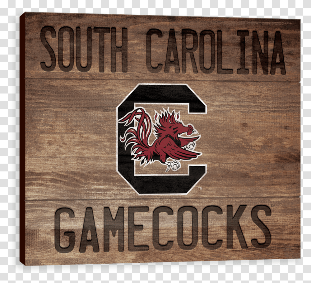 South Carolina Gamecocks Wood Burn Poster, Advertisement, Logo, Box Transparent Png