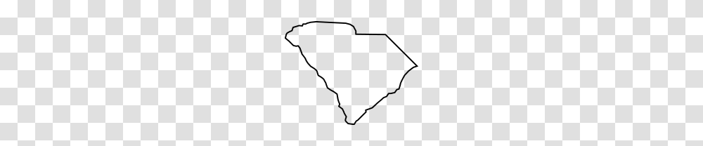 South Carolina State Map Outline, Gray, World Of Warcraft Transparent Png
