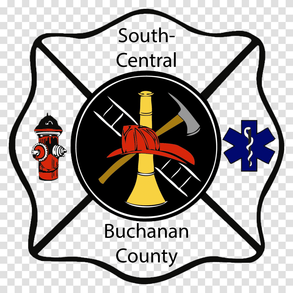South Central Buchanan County Fire Department, Logo, Trademark, Emblem Transparent Png