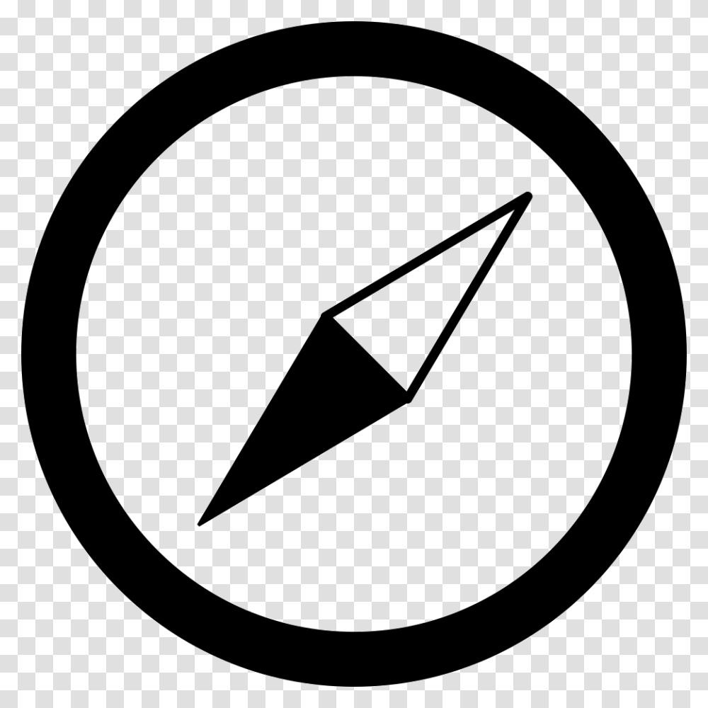 South Clipart Compass Logo Compass Pointing South East, Paper, Triangle Transparent Png