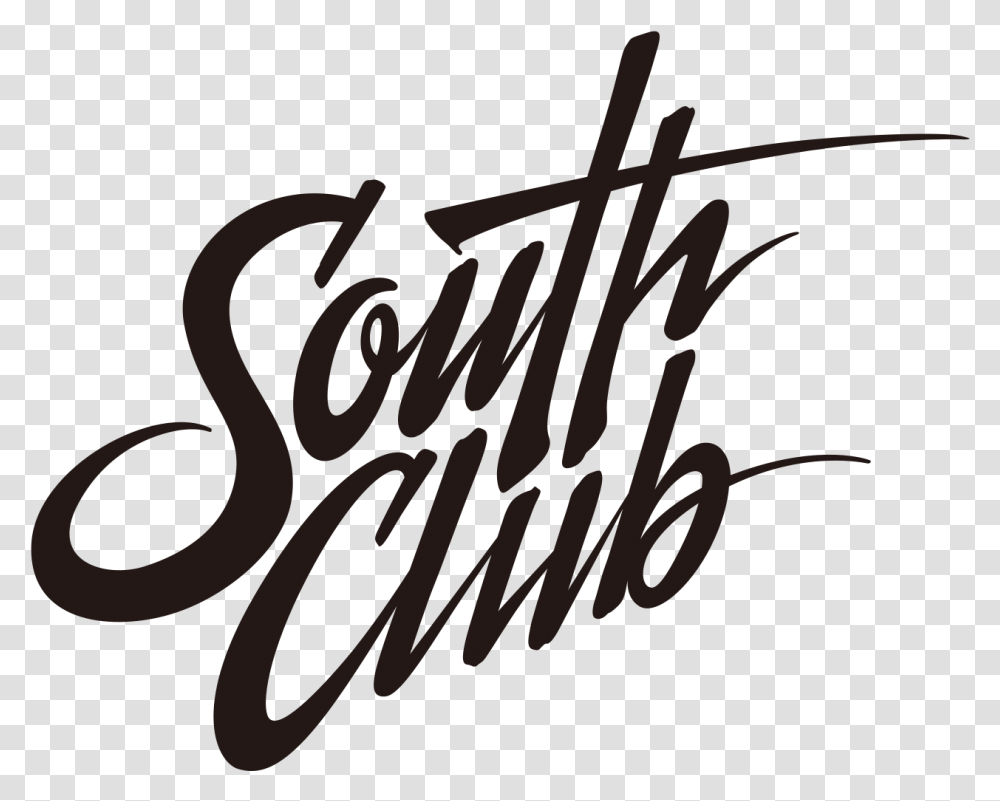 South Club Logo, Calligraphy, Handwriting, Alphabet Transparent Png