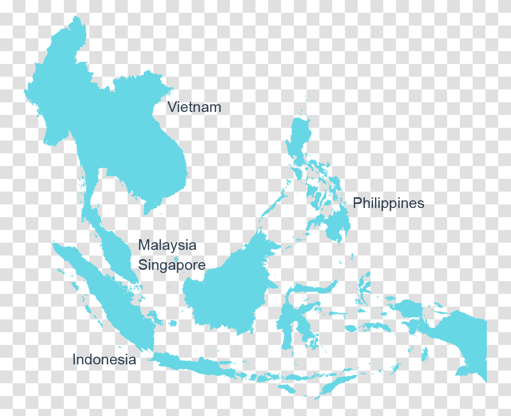 South East Asia Map, Diagram, Atlas, Plot, Vegetation Transparent Png