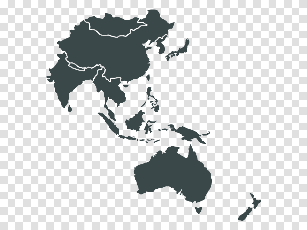 South East Asia Pacific, Map, Diagram, Plot, Atlas Transparent Png
