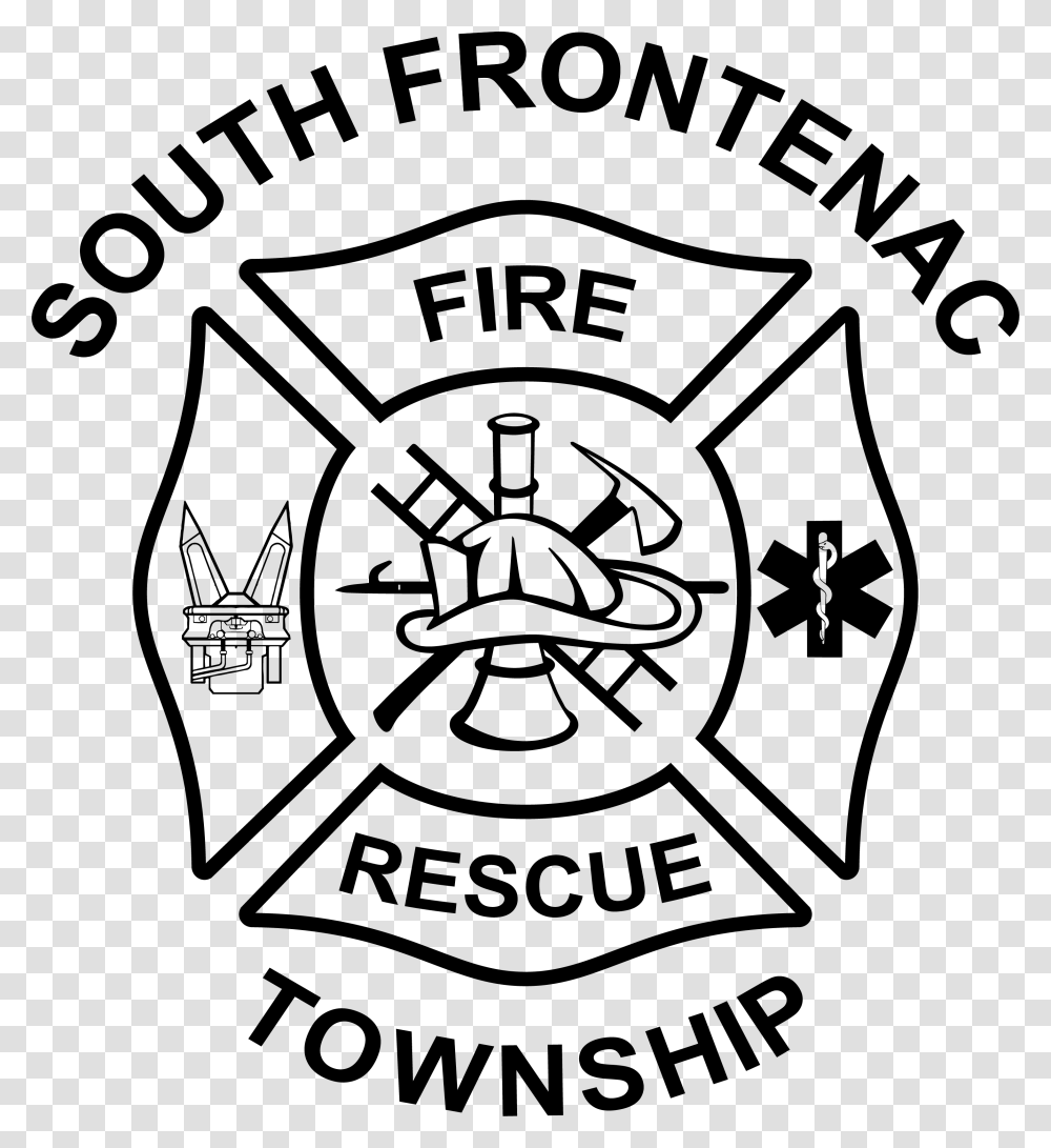 South Frontenac Fire Logo Emblem, Trademark, Badge Transparent Png