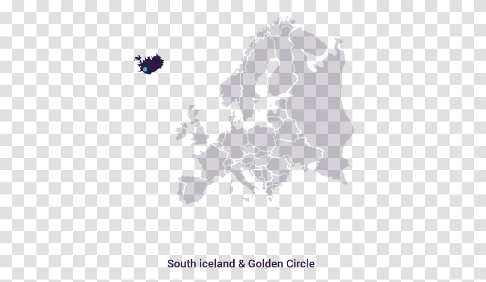 South Iceland Amp Golden Circle Europe Map For Presentation, Plot, Outdoors, Diagram, Nature Transparent Png
