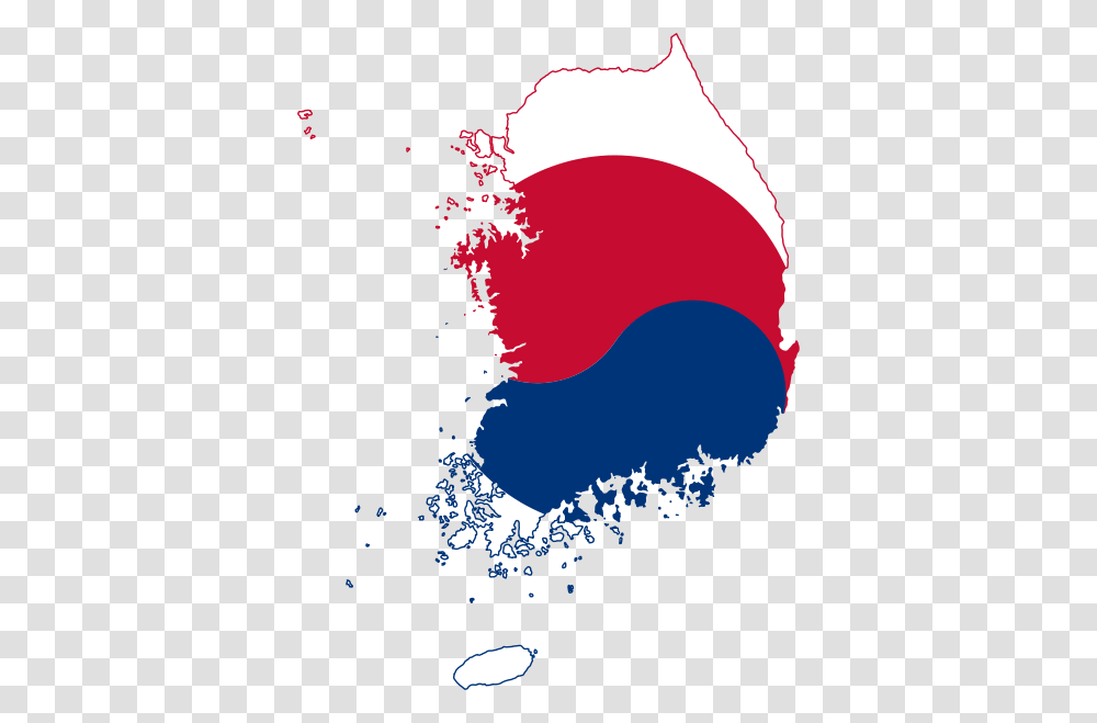 South Korea Flag Maps In Korea South Korea, Astronomy, Eclipse Transparent Png