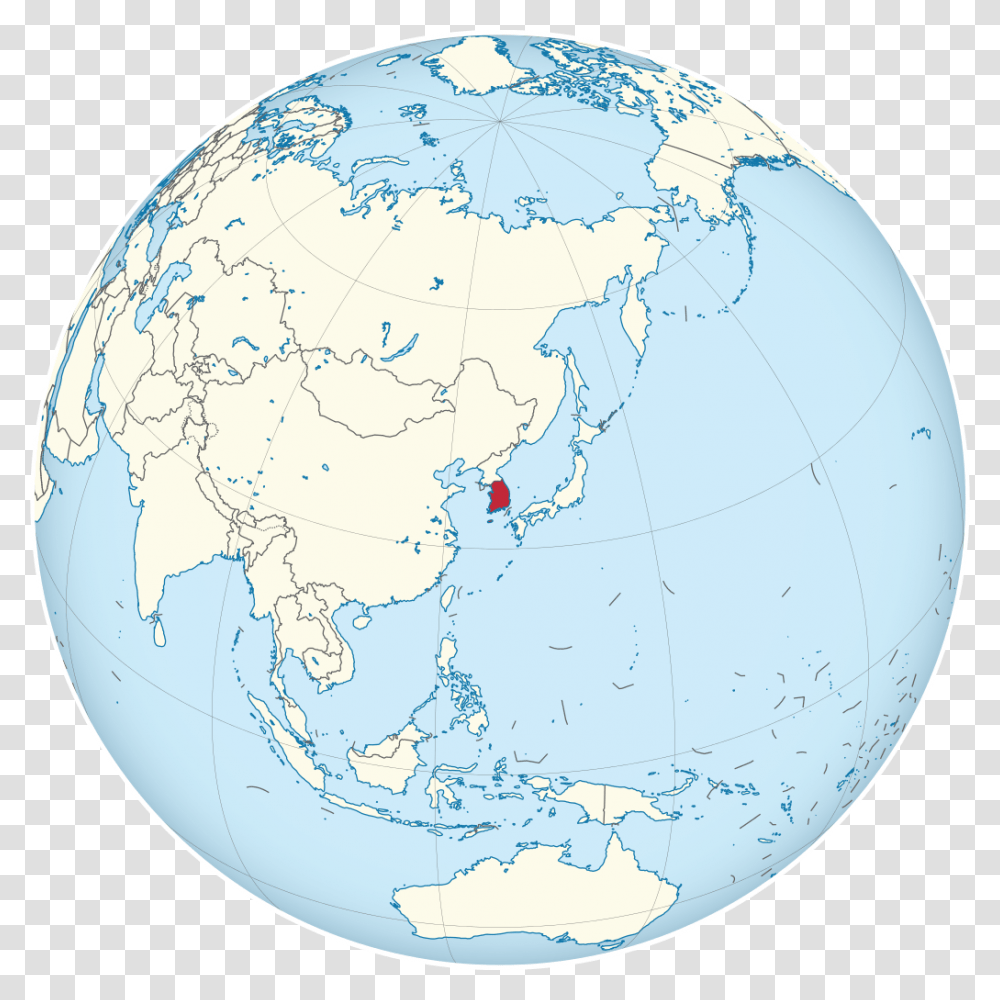 South Korea Globe Map, Outer Space, Astronomy, Universe, Planet Transparent Png