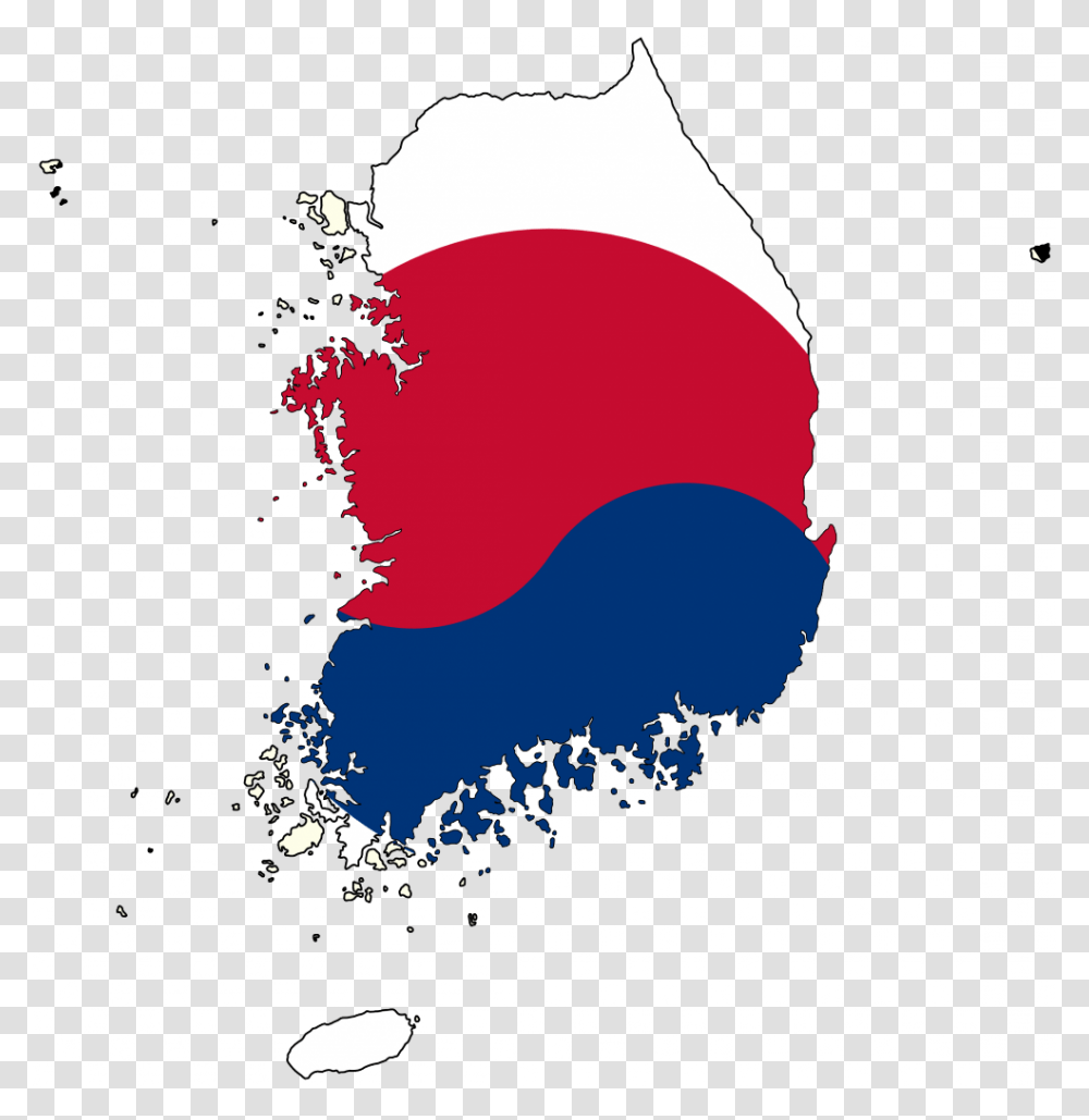 South Korea Map Vector, Stain, Bird, Animal Transparent Png