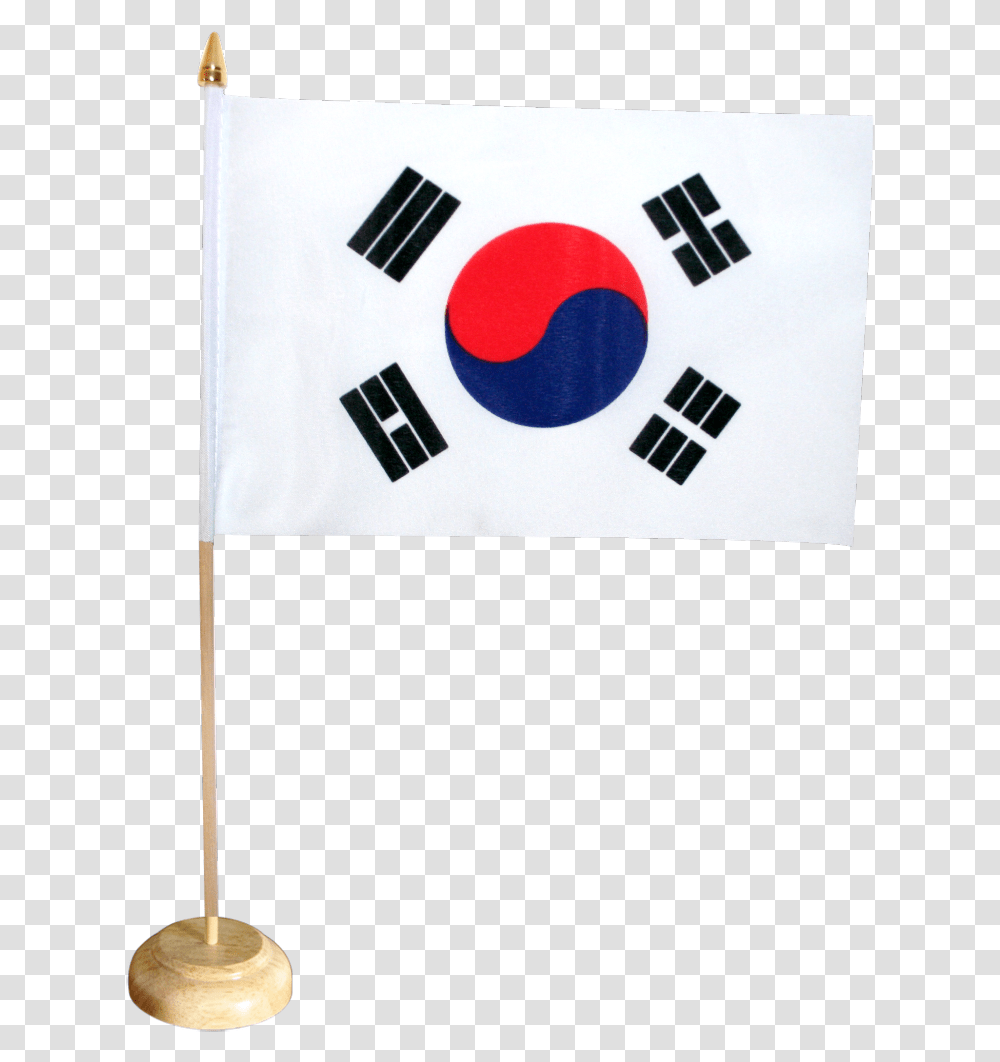 South Korea Table Flag South Korea Flag Button, Logo, Trademark, Label Transparent Png