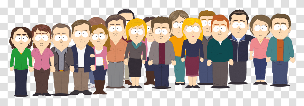 South Park Archives Cartoon, Person, People, Crowd, Drawing Transparent Png