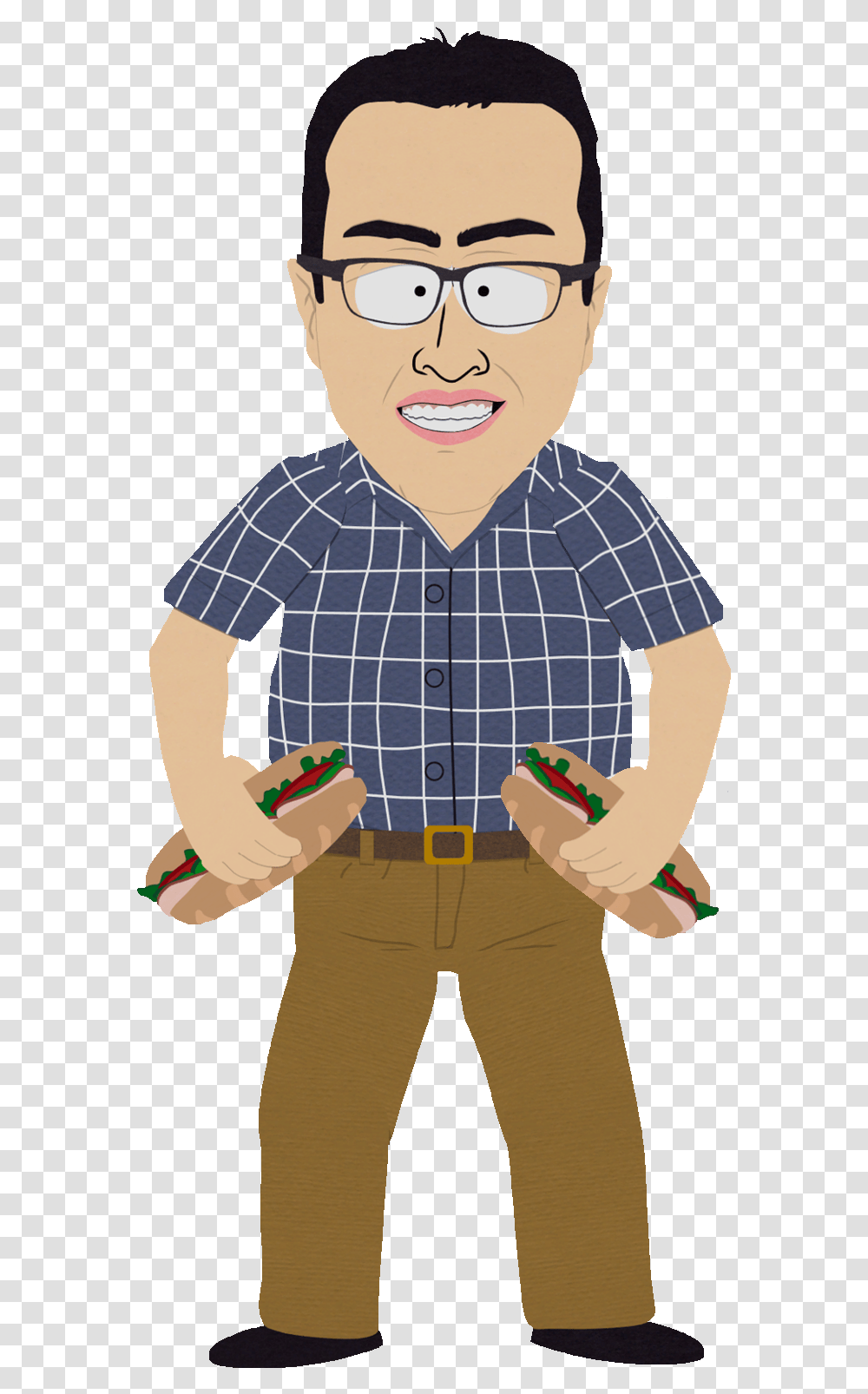 South Park Archives Jared From Subway, Person, Glasses, Accessories Transparent Png