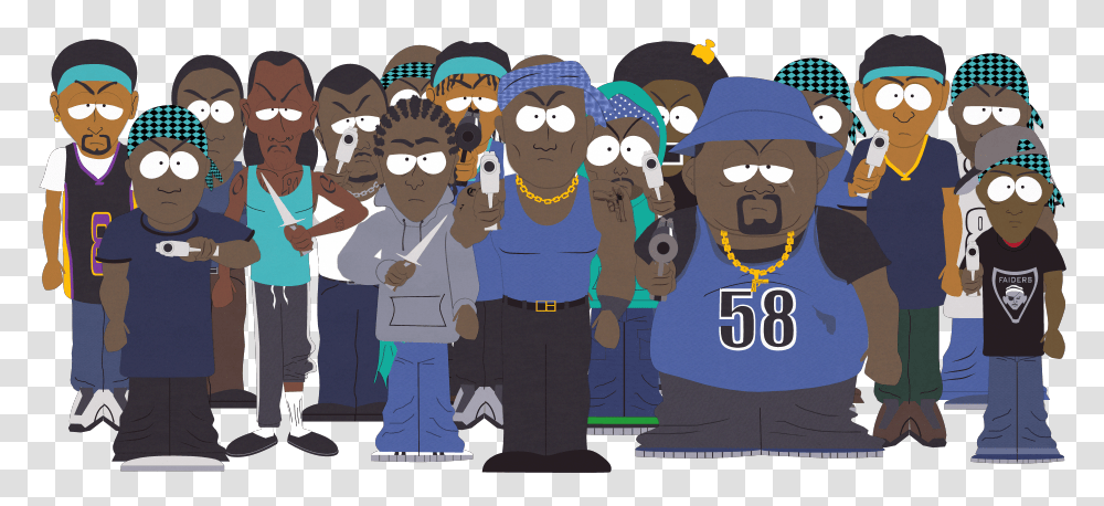 South Park Archives South Park Crip Gang, Person, Poster, Advertisement Transparent Png