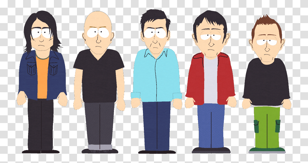 South Park Archives Thom Yorke South Park, Person, Crowd, Long Sleeve Transparent Png