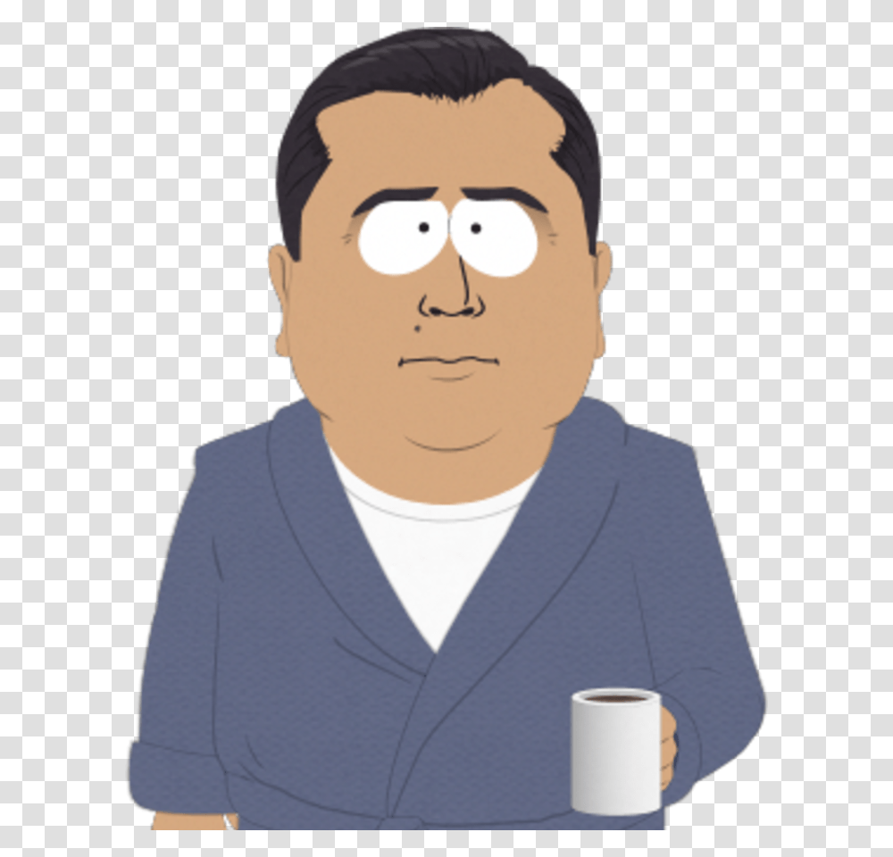 South Park George Zimmerman, Person, Coffee Cup, Face, Crowd Transparent Png
