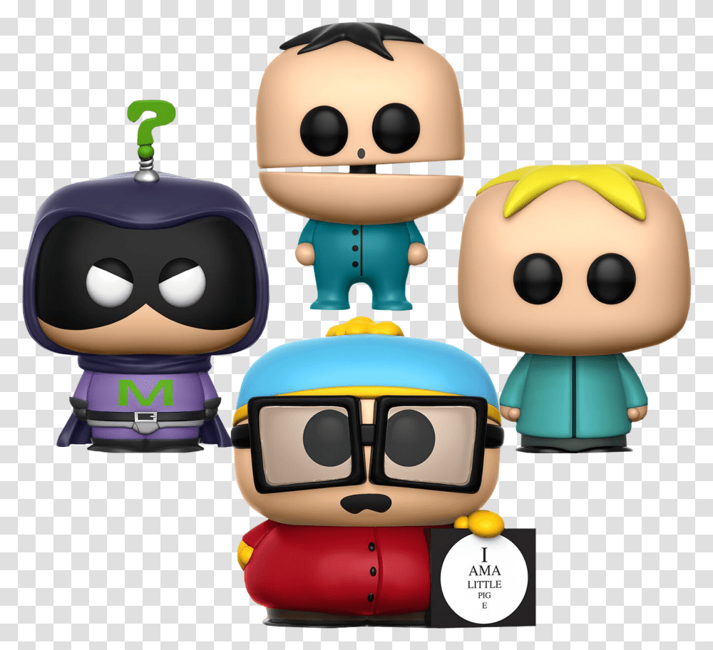 South Park Pop Vinyls, Toy, Plant, Doodle Transparent Png